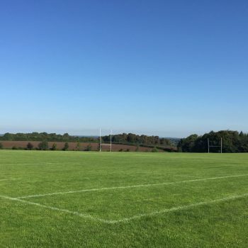 a rugby pitch at an independent school in Beaconsfield