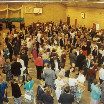 Opening of The Sports Hall by David Coleman 1990