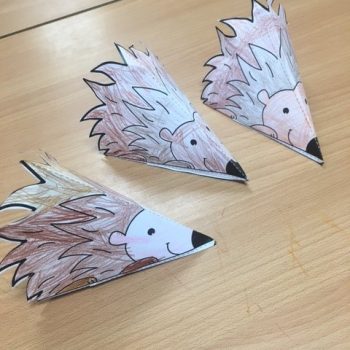 paper hedgehogs