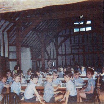 Lunch in the Dining Hall 1970s