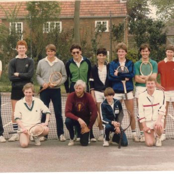 Staff Vs Old Boys Tennis Matches 1983